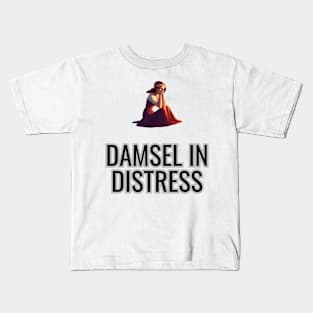 Princess Damsel in Distress Kids T-Shirt